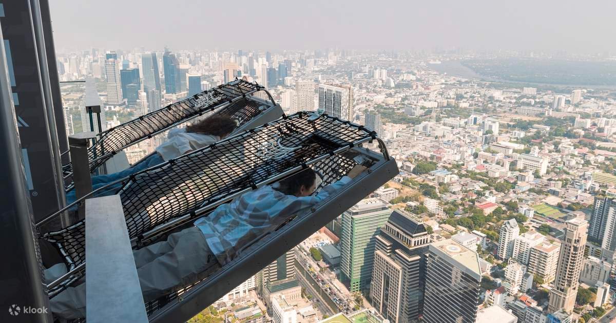Bangkok skyline view